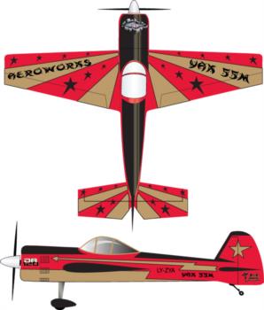 Aeroworks Yak 55  Graphic Package